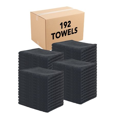 MONARCH Microfiber Salon Towels ( 192 Pack), 192PK M915109BK